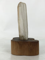 Japanese Petrified Wood Viewing Stone Vtg Zen Buddhist Suiseki Statue JK849