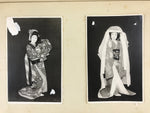 Japanese Photo Album 48pc C1950 Vtg Wedding Kimono Girl Dancer Performer AB127