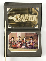 Japanese Photo Album 52pc C1930 Geisha Beautiful Kimono Ladies Friends AB126