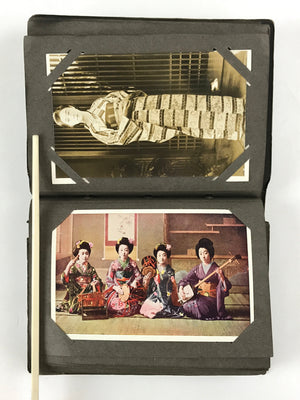 Japanese Photo Album 52pc C1930 Geisha Beautiful Kimono Ladies