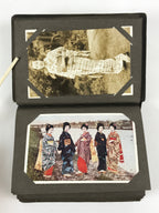 Japanese Photo Album 52pc C1930 Geisha Beautiful Kimono Ladies Friends AB126