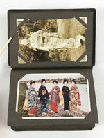 Japanese Photo Album 52pc C1930 Geisha Beautiful Kimono Ladies Friends AB126