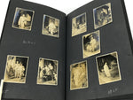 Japanese Photo Album C1950 Vtg Family Travel Nagoya Hikone Black Paper AB132