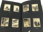 Japanese Photo Album C1950 Vtg Family Travel Nagoya Hikone Black Paper AB132