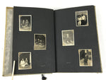 Japanese Photo Album C1950 Vtg Family Travel Nagoya Hikone Black Paper AB132
