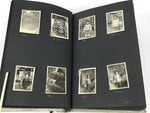 Japanese Photo Album C1950 Vtg Family Travel Nagoya Hikone Black Paper AB132