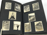Japanese Photo Album C1950 Vtg Family Travel Nagoya Hikone Black Paper AB132