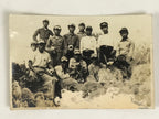 Japanese Photograph WW2 Nanking Teen Boys Manchuria Bones Skull Sepia PH201