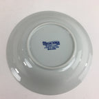 Japanese Picnic Basket Set For 5 Person Vtg Blue Picture Plate Spoon Place Mat J