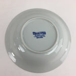 Japanese Picnic Basket Set For 5 Person Vtg Blue Picture Plate Spoon Place Mat J