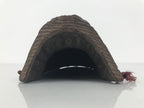 Japanese Plaster Kannon Maitreya Bodhisattva Mask Vtg Buddhist Wall Decor OM95