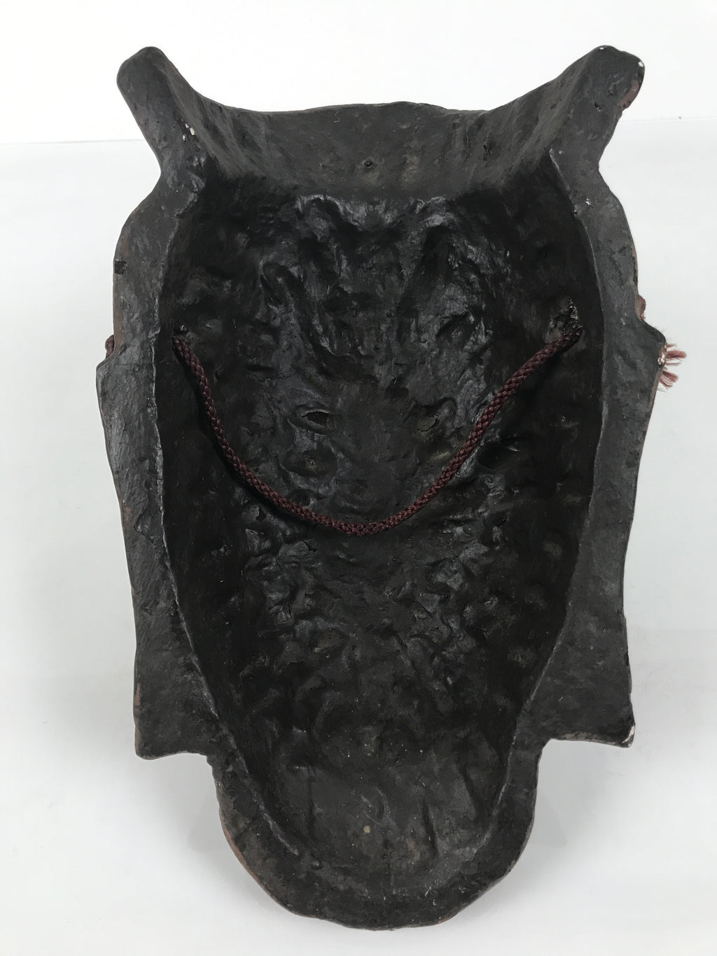 Japanese Plaster Kannon Maitreya Bodhisattva Mask Vtg Buddhist Wall Decor OM95