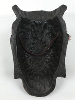 Japanese Plaster Kannon Maitreya Bodhisattva Mask Vtg Buddhist Wall Decor OM95