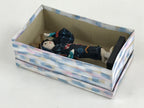 Japanese Plaster Kimono Lady Doll Kyo Ningyo Flower Dance Praying Rain BD887