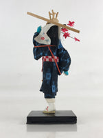 Japanese Plaster Kimono Lady Doll Kyo Ningyo Flower Dance Praying Rain BD887