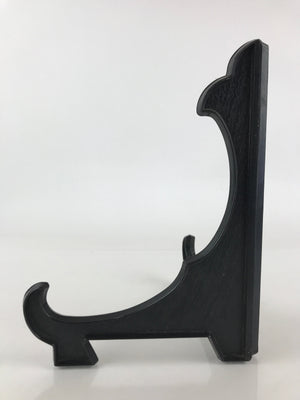 Japanese Plastic Plate Stand Picture Frame Stand Display Saratate Black JK460