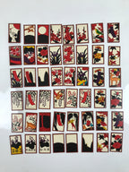 Japanese Playing Cards Hanafuda Game Vtg Nintendo Plastic Boxed Karuta JK701