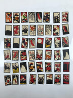 Japanese Playing Cards Hanafuda Game Vtg Nintendo Plastic Boxed Karuta JK702
