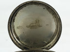 Japanese Pocket Watch Vtg Kaichu-Dokei Open Face Type Standard Style Silver JK54