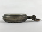 Japanese Pocket Watch Vtg Kaichu-Dokei Open Face Type Standard Style Silver JK54