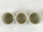Japanese Porcelain 7 Luck Gods Sake Cup Set Vtg Tsubomi Ochoko Guinomi G153