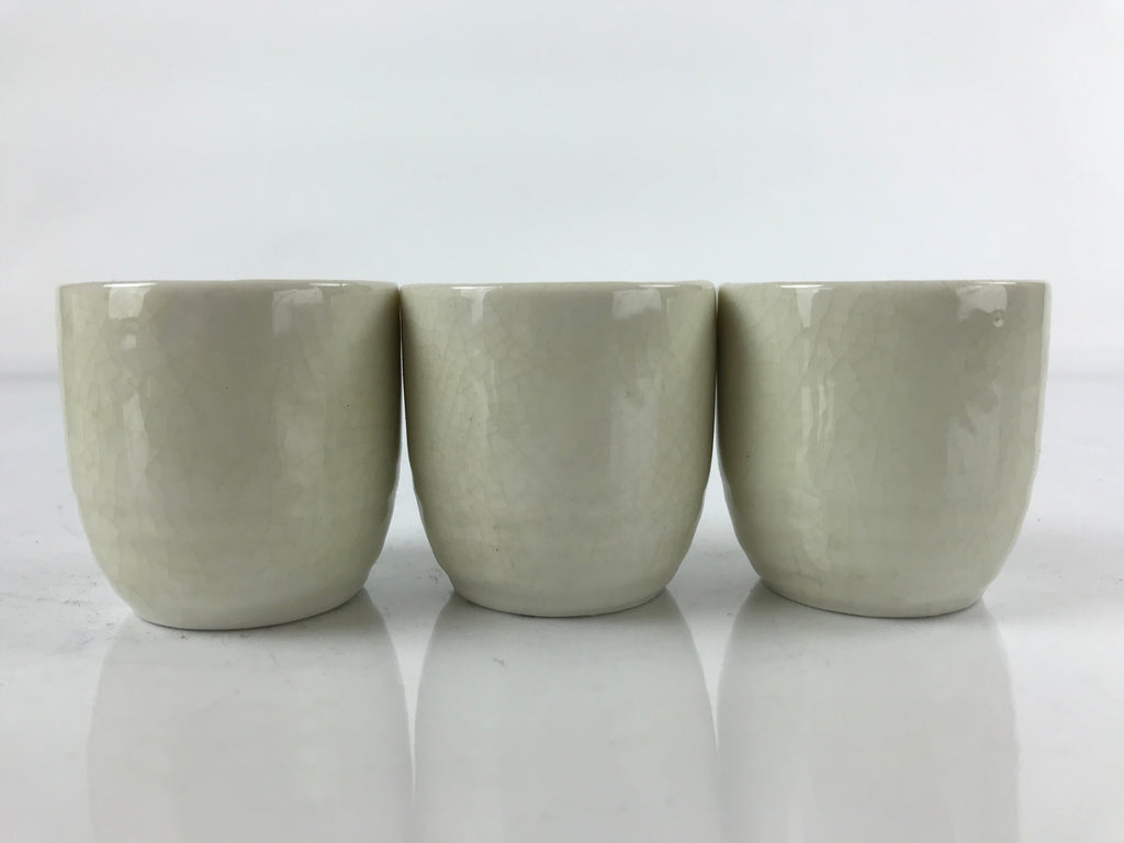 Japanese Porcelain 7 Luck Gods Sake Cup Set Vtg Tsubomi Ochoko Guinomi G153