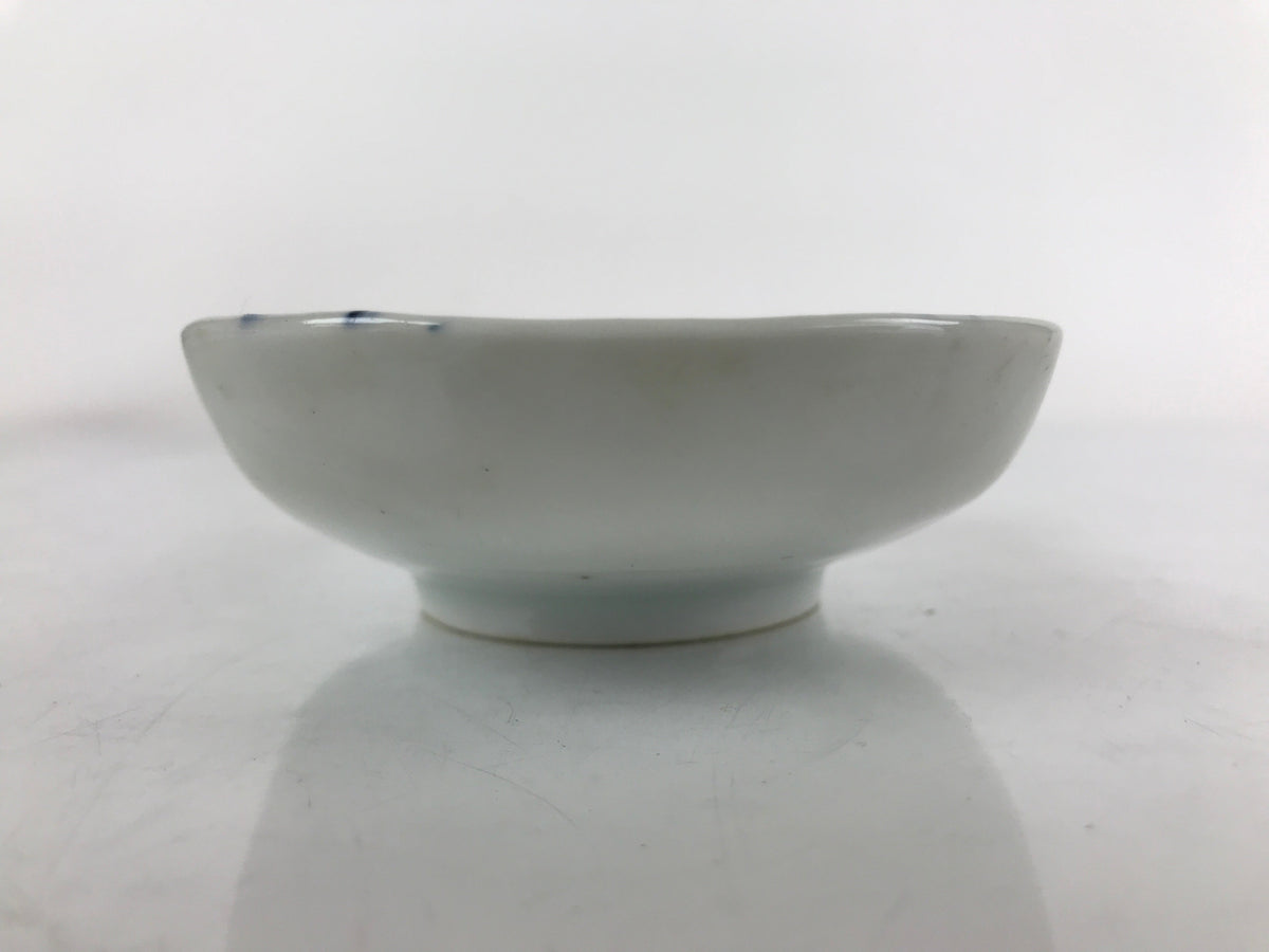 Japanese Porcelain Arita Imari Small Plate Mamezara Vtg Garden Bridge PY911