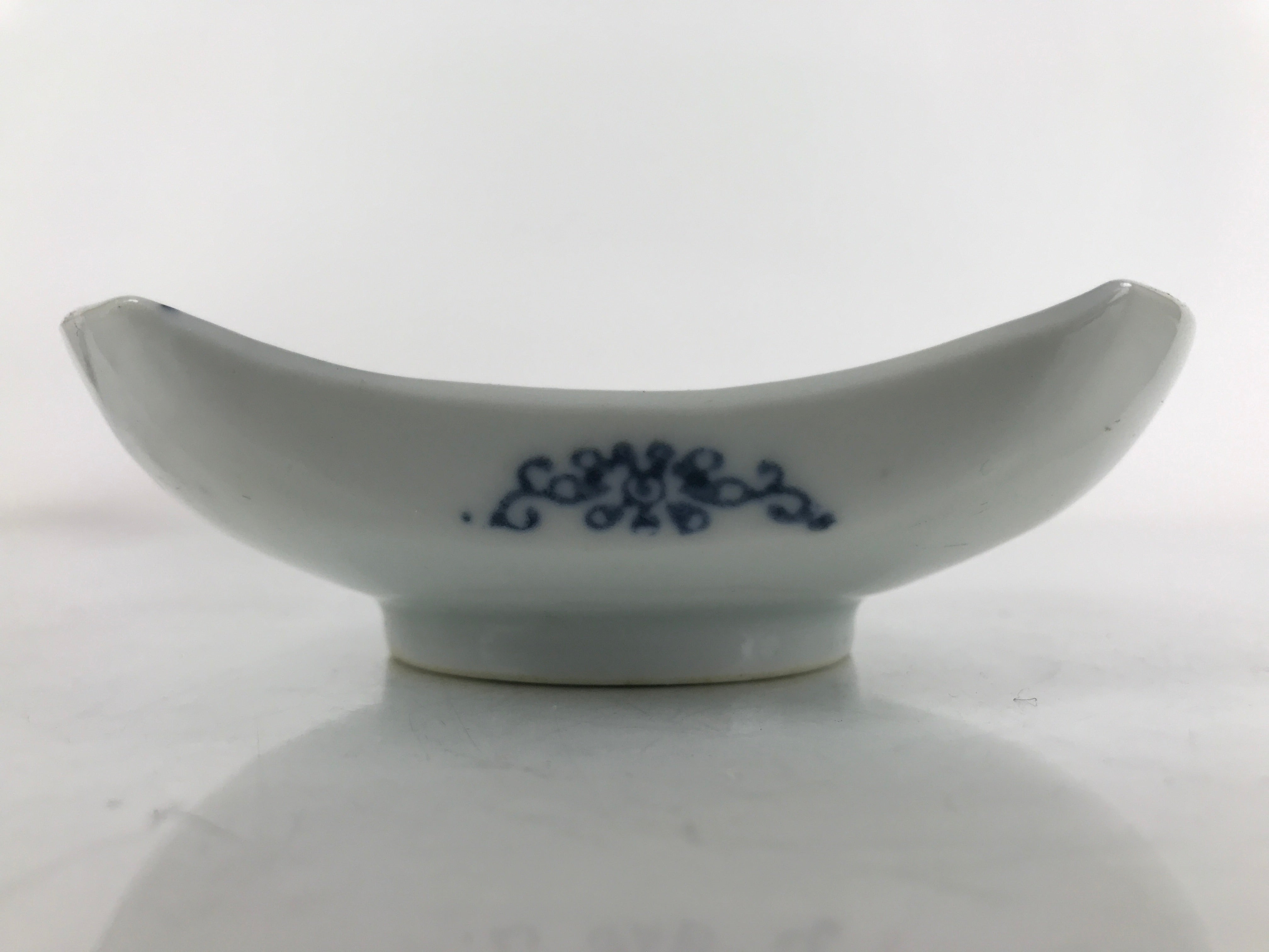 Japanese Porcelain Arita Imari Small Plate Mamezara Vtg Garden Bridge PY914