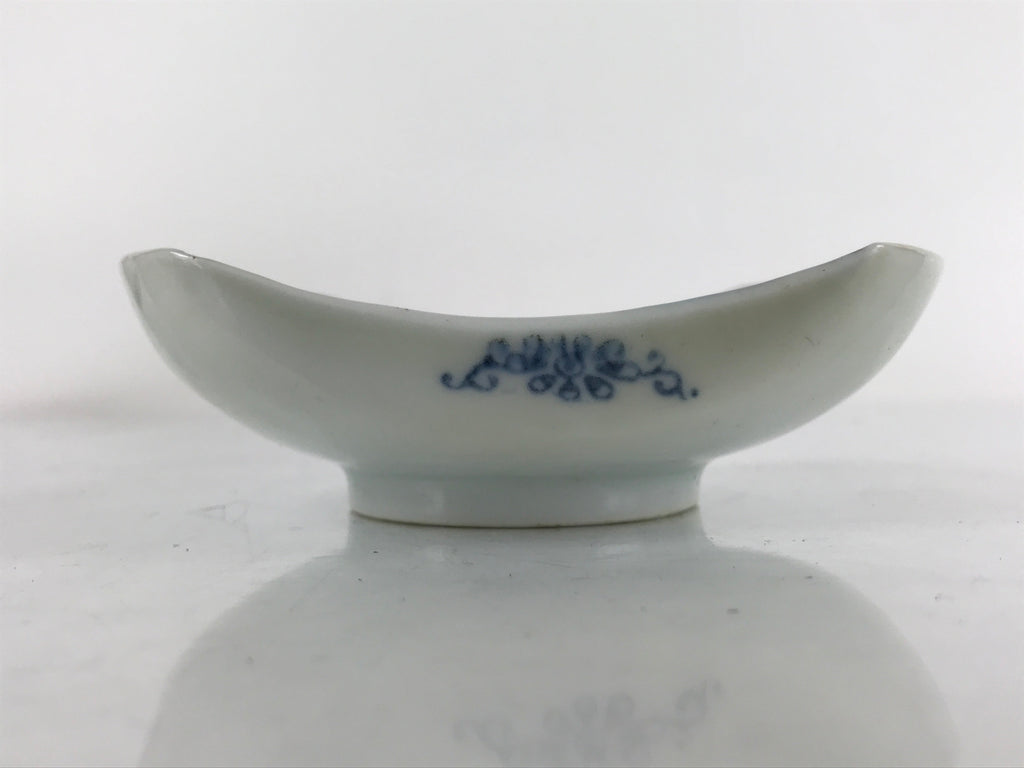 Japanese Porcelain Arita Imari Small Plate Mamezara Vtg Garden Bridge PY915