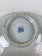 Japanese Porcelain Arita Imari Small Plate Mamezara Vtg Garden Bridge PY915