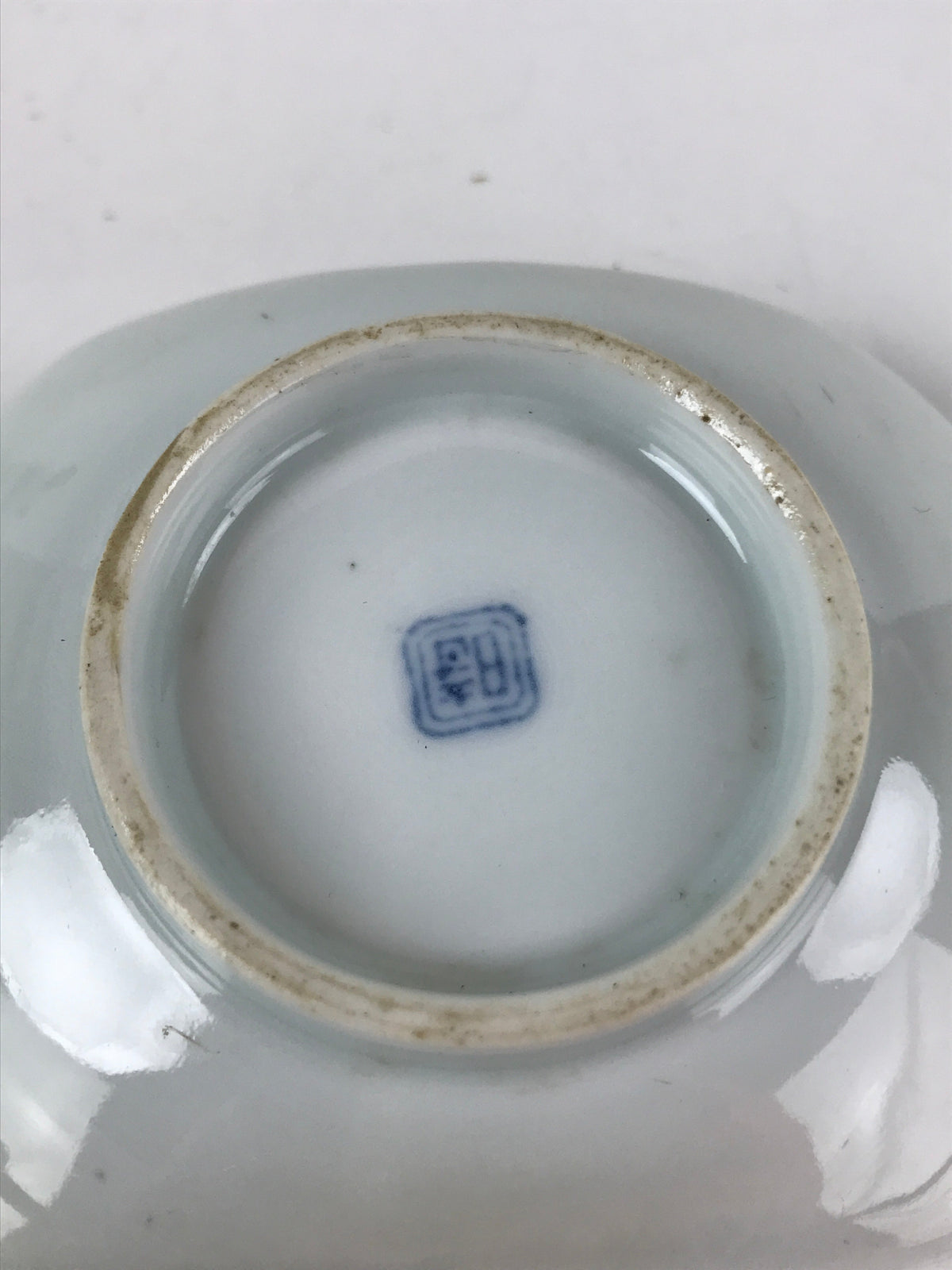 Japanese Porcelain Arita Imari Small Plate Mamezara Vtg Garden Bridge PY915