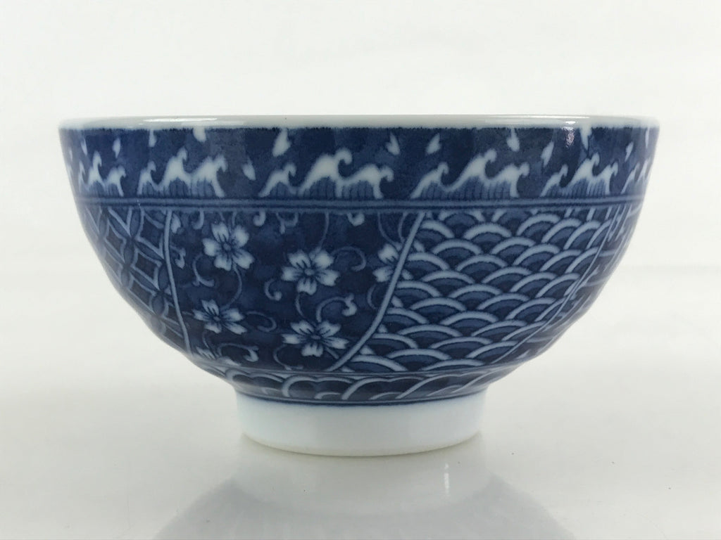 Japanese Porcelain Arita Ware Rice Bowl Sometsuke Chawan Pottery Yakimono PY434