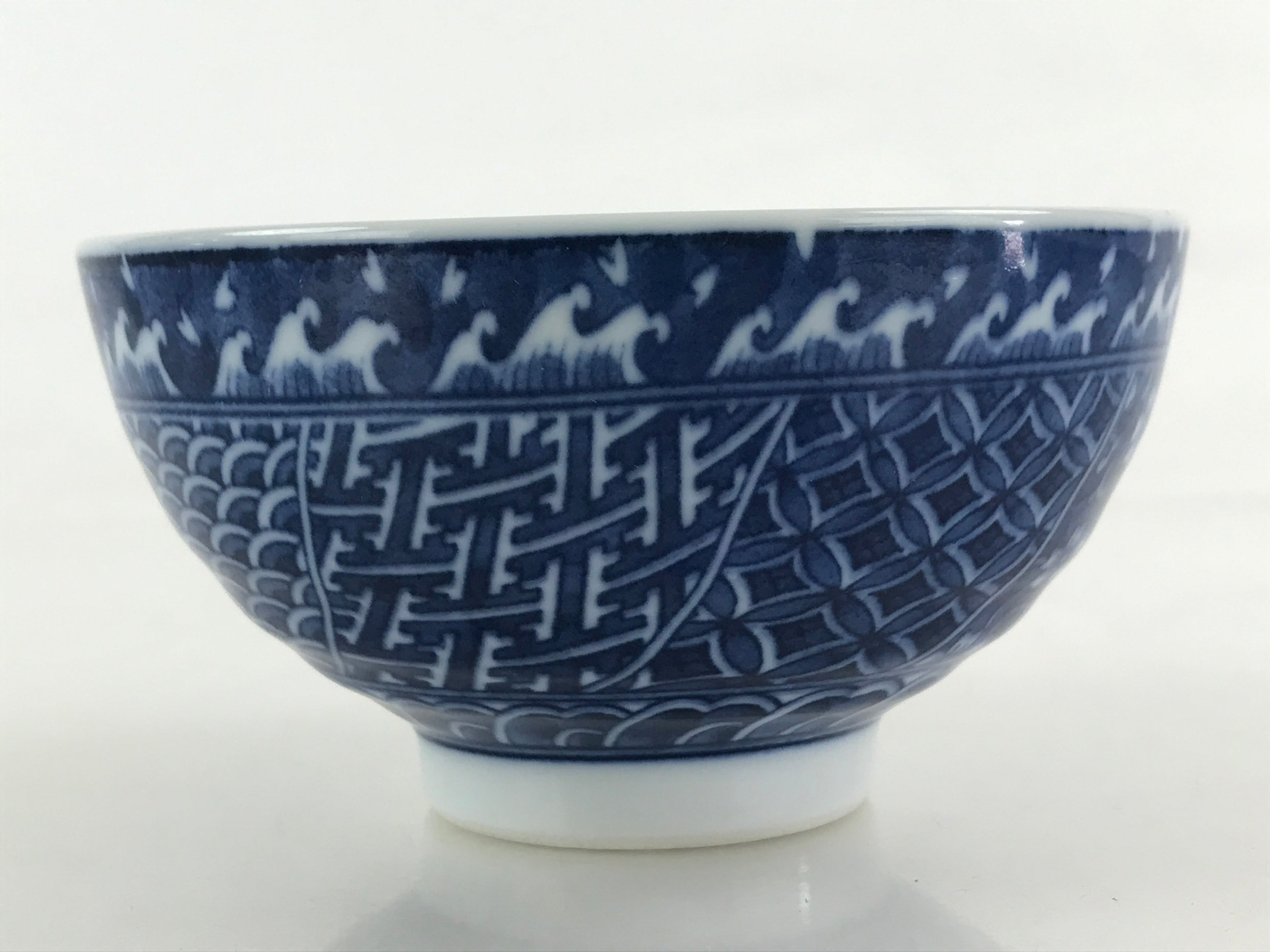 Japanese Porcelain Arita Ware Rice Bowl Sometsuke Chawan Pottery Yakimono PY434