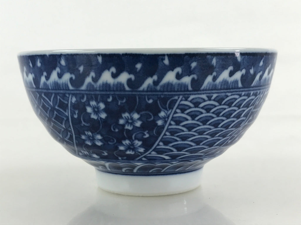 Japanese Porcelain Arita Ware Rice Bowl Sometsuke Chawan Pottery Yakimono PY434
