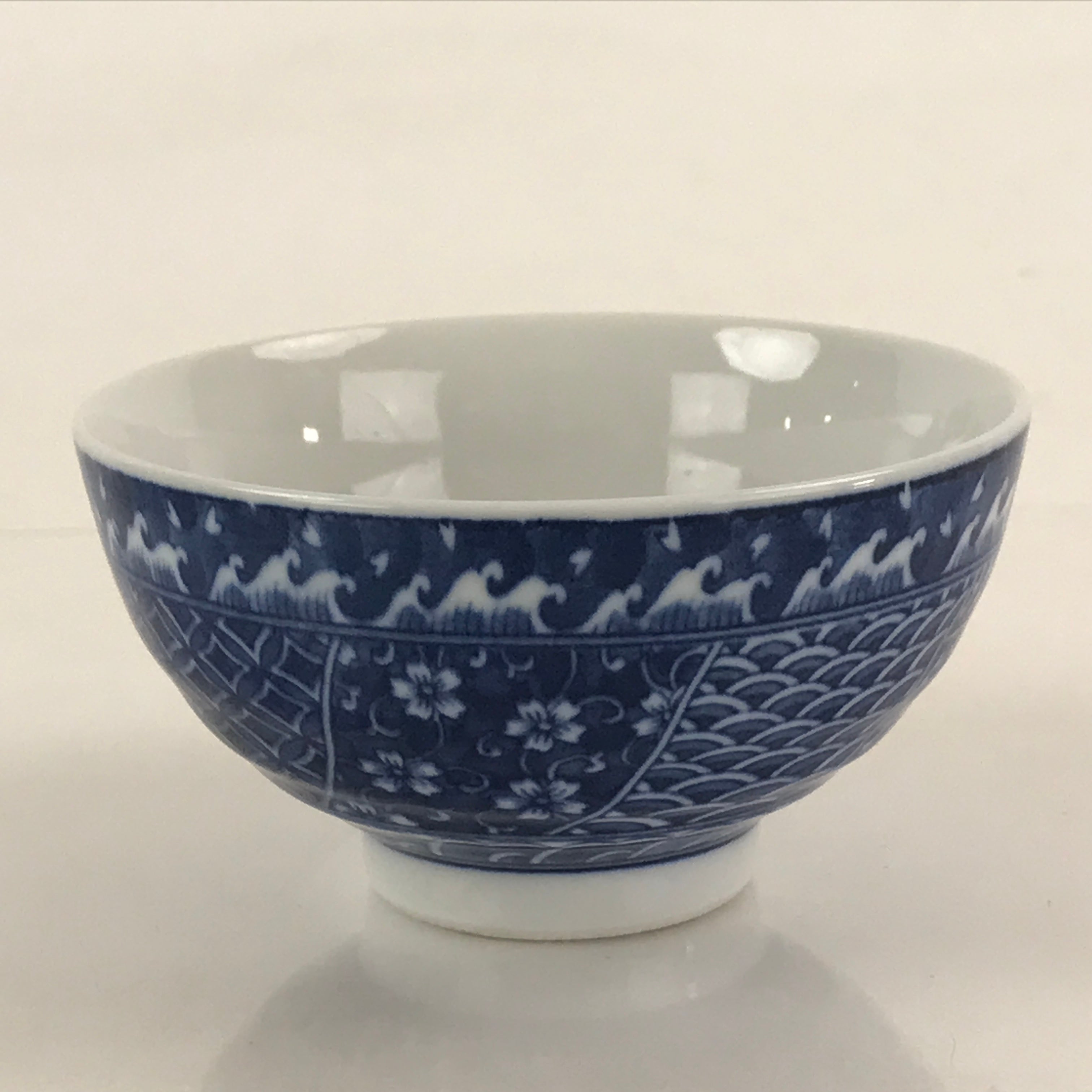Japanese Porcelain Arita Ware Rice Bowl Sometsuke Chawan Pottery Yakimono PY434