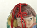 Japanese Porcelain Bell Dorei Vtg Kutani Ware 7 Lucky Gods Daikokuten DR504
