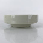 Japanese Porcelain Bowl Vtg Dish Sashimi Plate Beige Red Chrysanthemum PY896