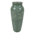 Japanese Porcelain Celadon Flower Vase Vtg Ikebana Kabin Green Leaf Seiji FK213