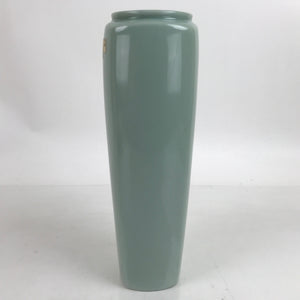 Japanese Porcelain Celadon Flower Vase Vtg Ikebana Tall Kabin Light Green FK123