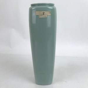 Japanese Porcelain Celadon Flower Vase Vtg Ikebana Tall Kabin Light Green FK123