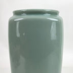Japanese Porcelain Celadon Flower Vase Vtg Ikebana Tall Kabin Light Green FK123