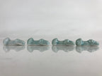 Japanese Porcelain Chopstick Rest Holder 4pc Set Vtg Hashioki Mushroom CR271