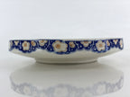Japanese Porcelain Deep Plate Shallow Bowl Vtg Hand Painted Shrimp White PY443