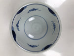 Japanese Porcelain Donburi Bowl Soba Udon Noodle Soup Blue White Sometsuke Y401