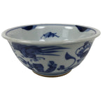 Japanese Porcelain Donburi Bowl Soba Udon Noodle Soup Blue White Sometsuke Y401