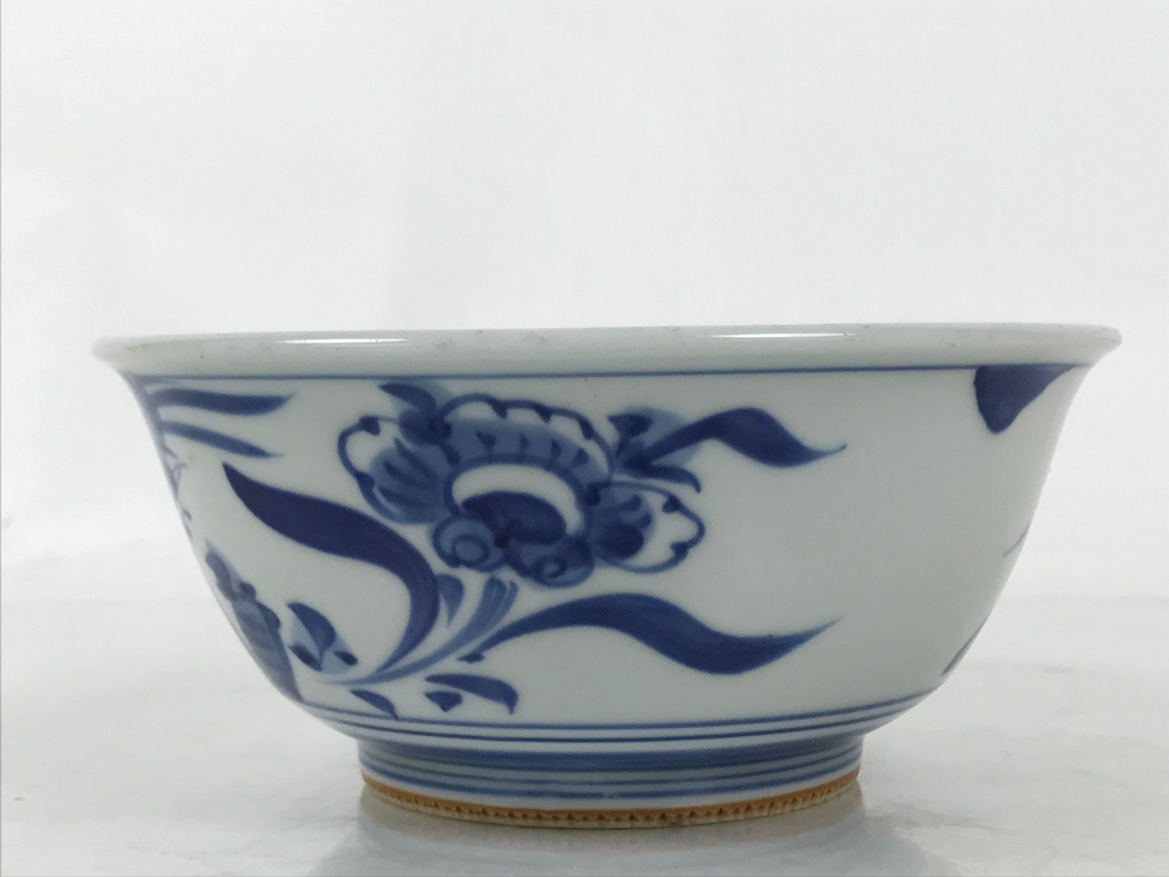 Japanese Porcelain Donburi Bowl Soba Udon Noodle Soup Blue White Sometsuke Y402