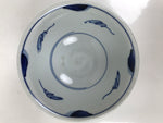 Japanese Porcelain Donburi Bowl Soba Udon Noodle Soup Blue White Sometsuke Y402