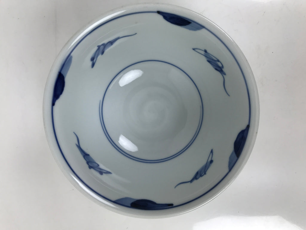 Japanese Porcelain Donburi Bowl Soba Udon Noodle Soup Blue White Sometsuke Y403