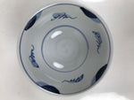 Japanese Porcelain Donburi Bowl Soba Udon Noodle Soup Blue White Sometsuke Y405