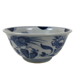 Japanese Porcelain Donburi Bowl Soba Udon Noodle Soup Blue White Sometsuke Y405